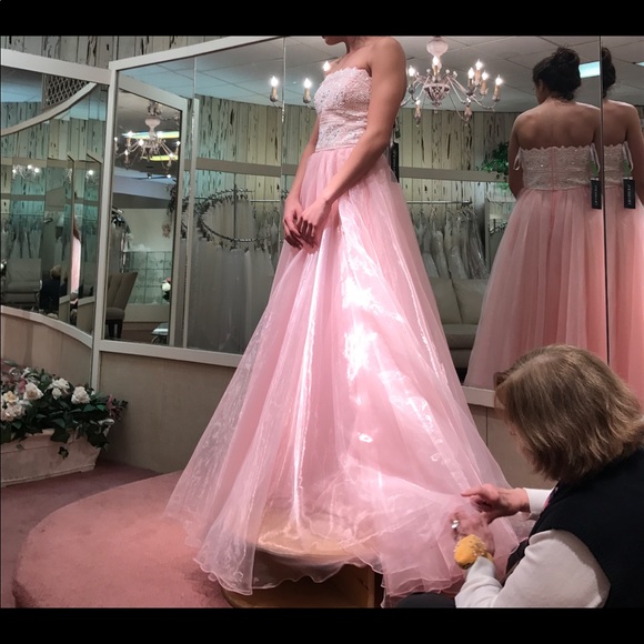 Pink Sherri hill prom dress - Picture 3 of 3